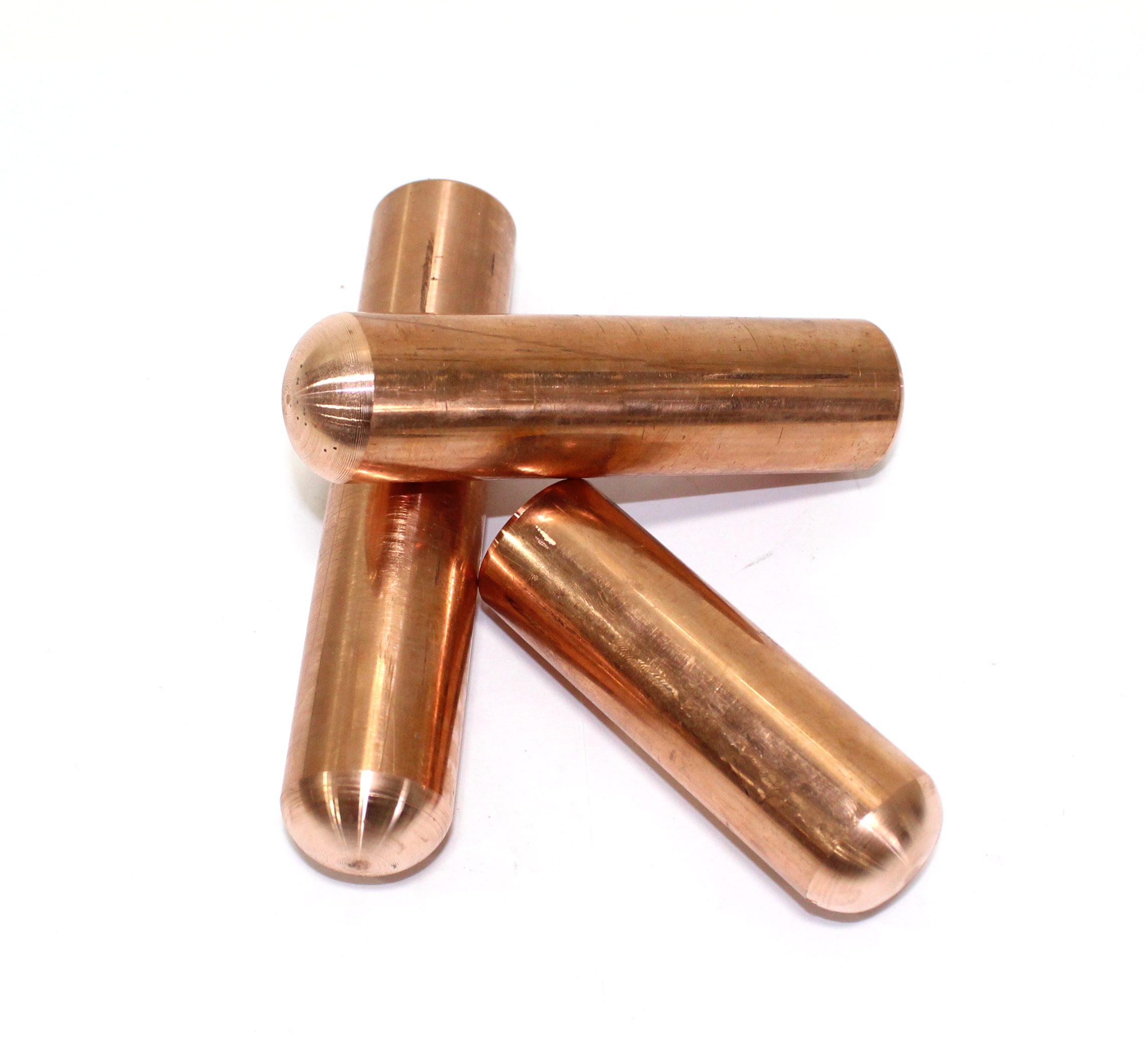 1 1/4" Solid Copper Billet