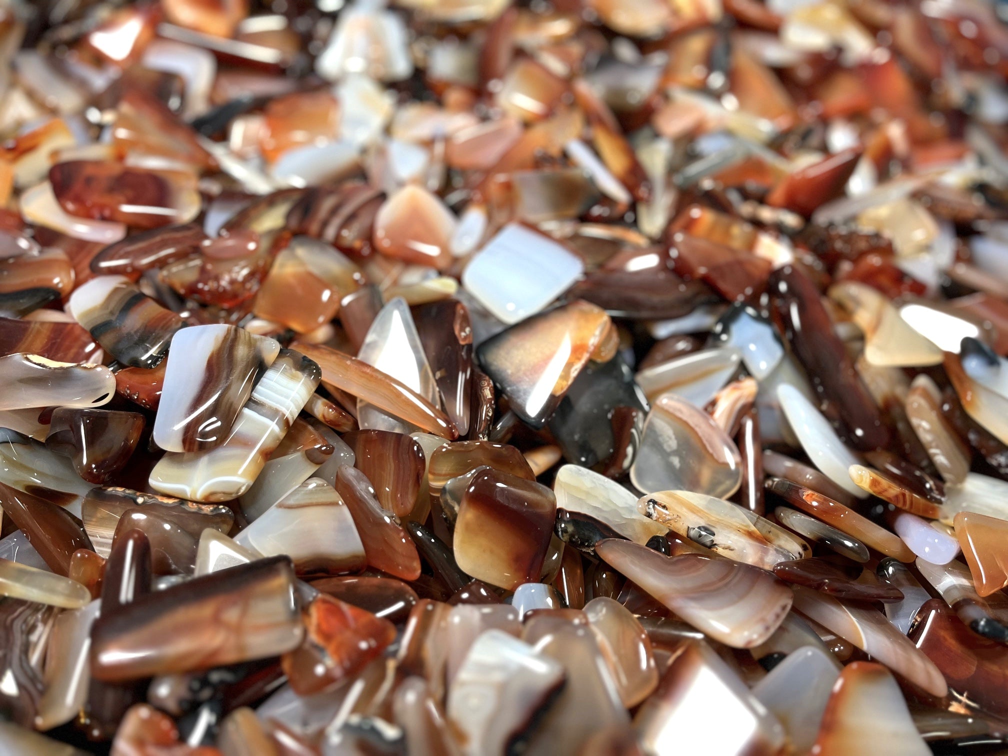 Polished Brazilian Agate (Medium size 1"-1.5")