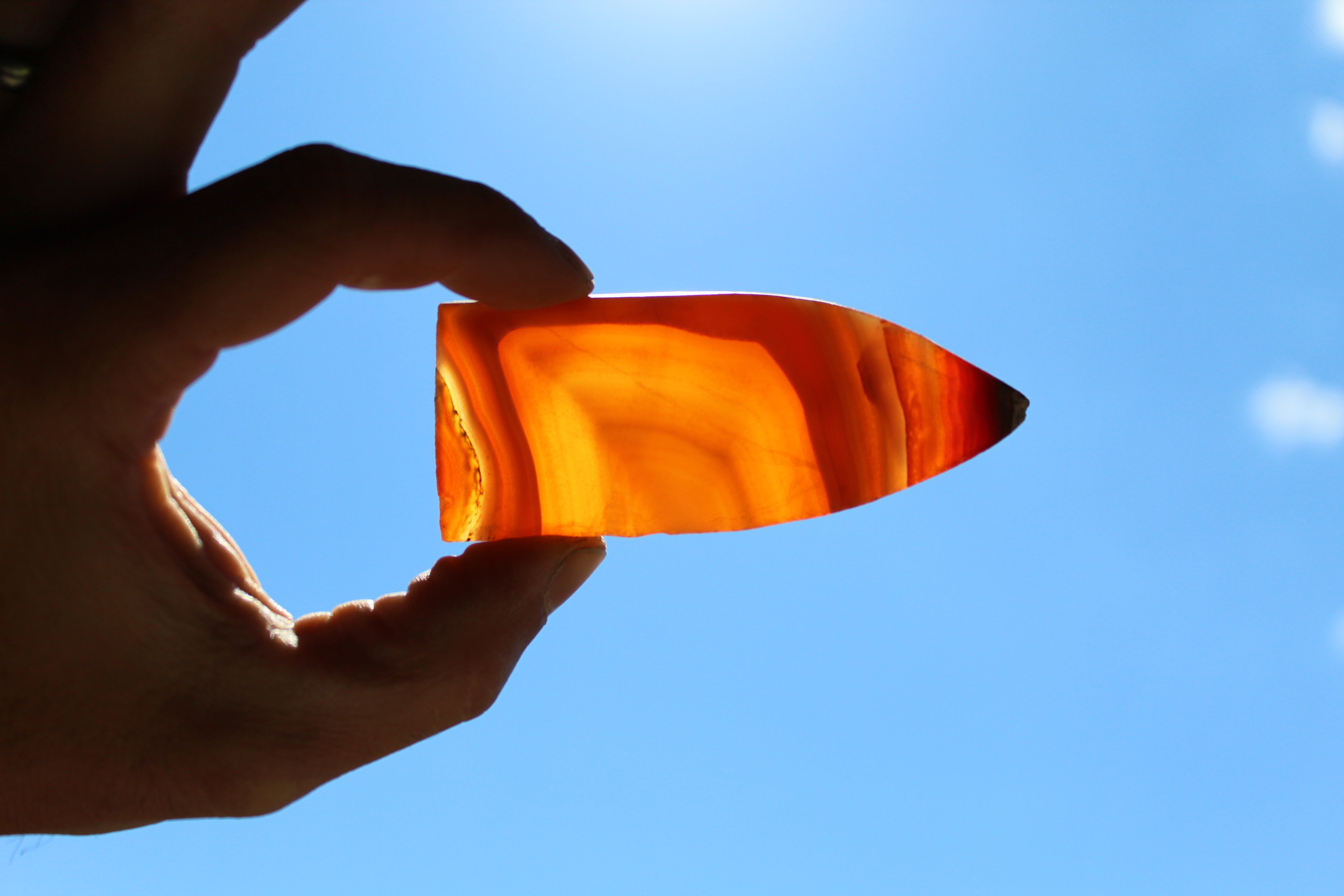 3"-4" Brazilian Agate Preshaped Slab