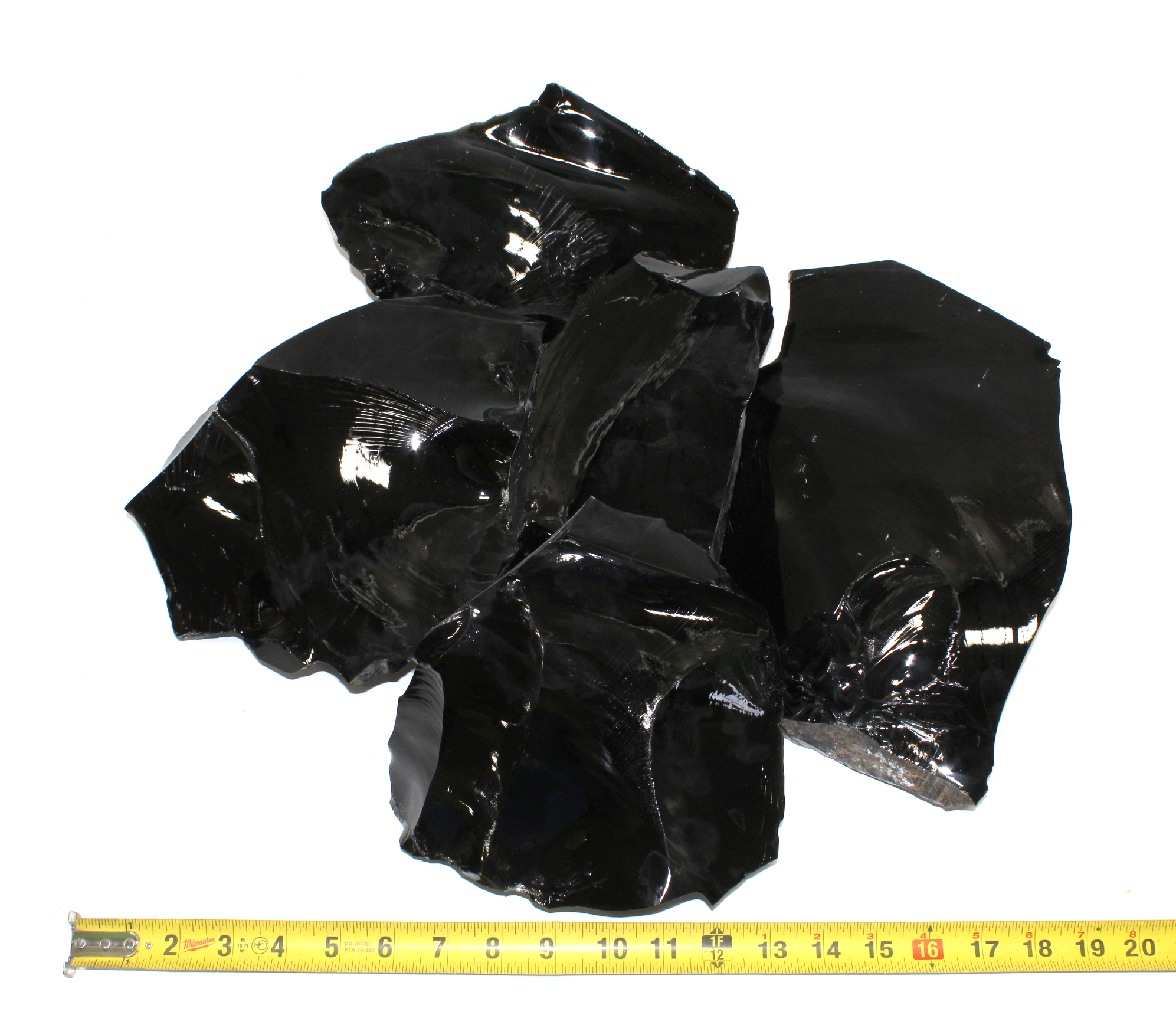 Large Black Obsidian Spalls (20lbs)