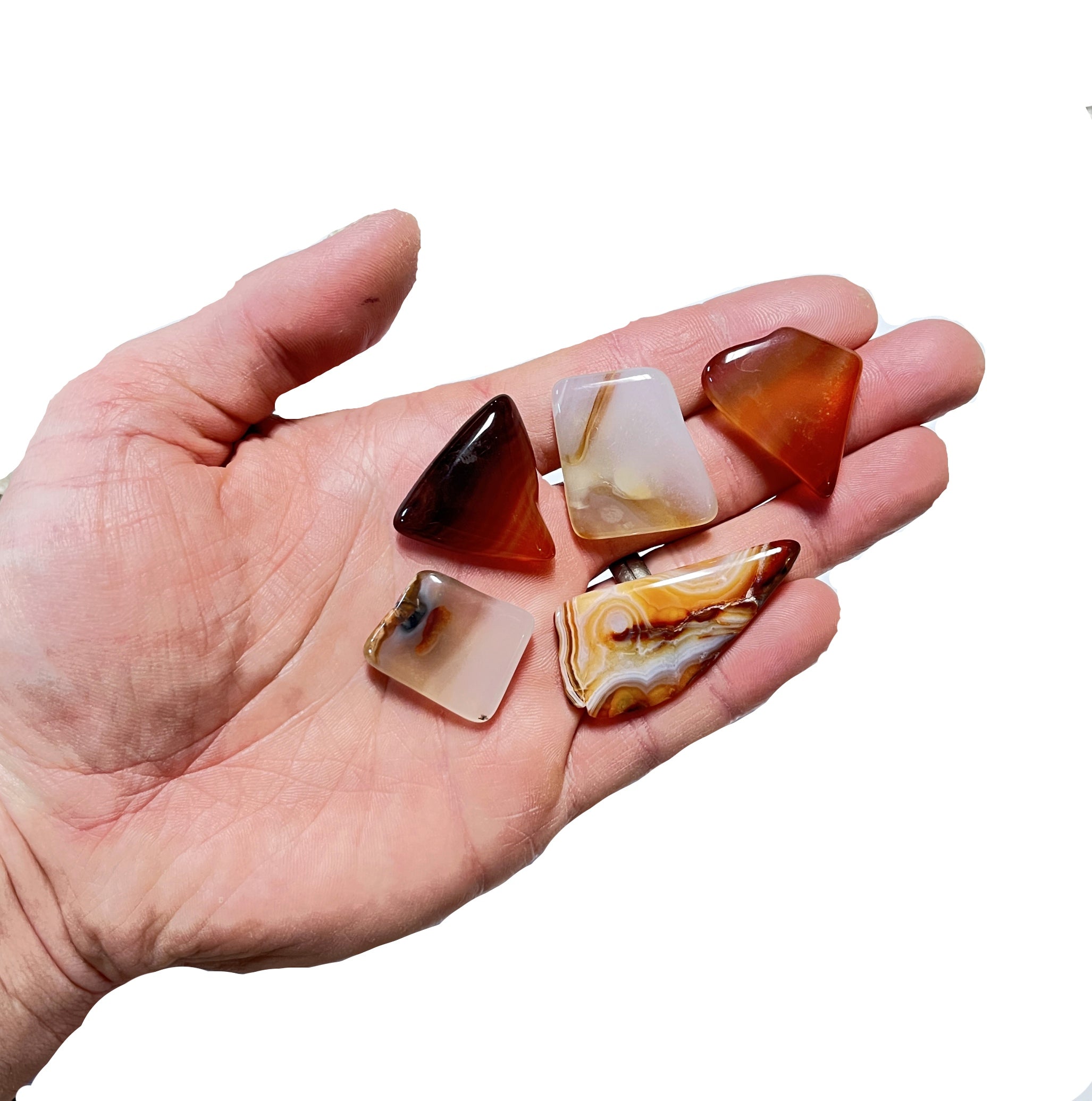 Polished Brazilian Agate (Medium size 1"-1.5")