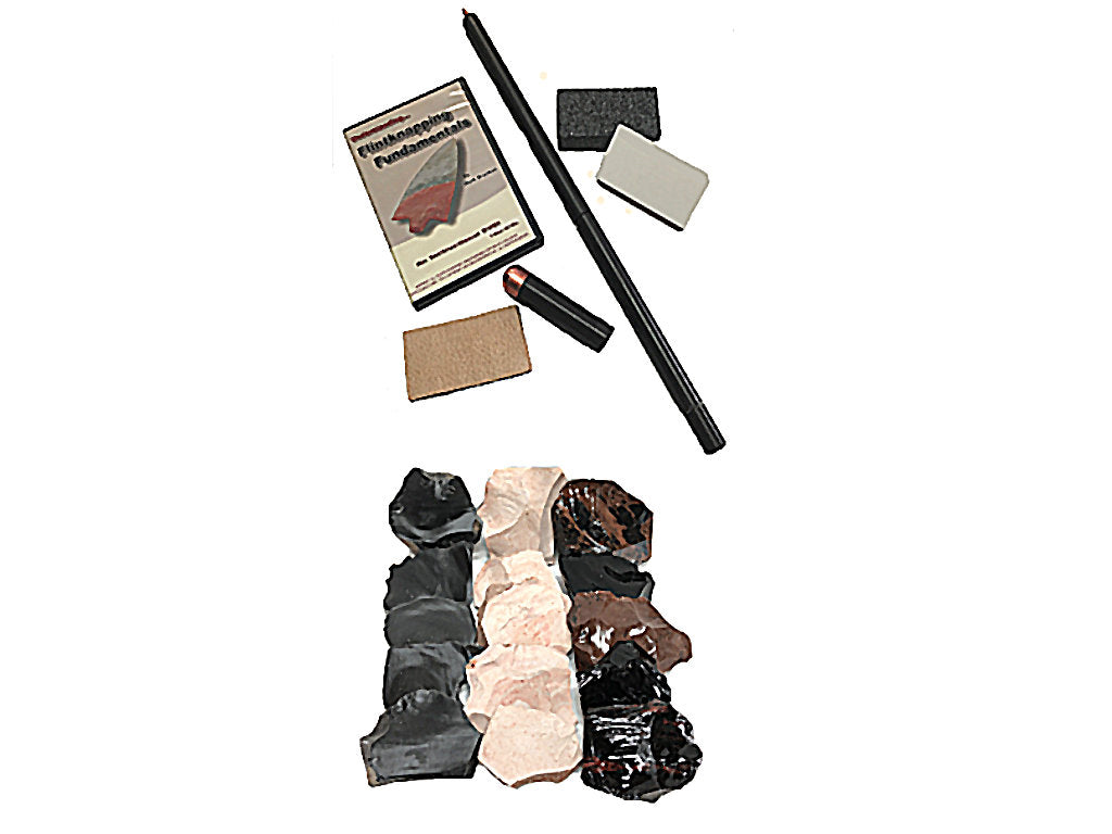 Beginner Knapping Kit with Stone