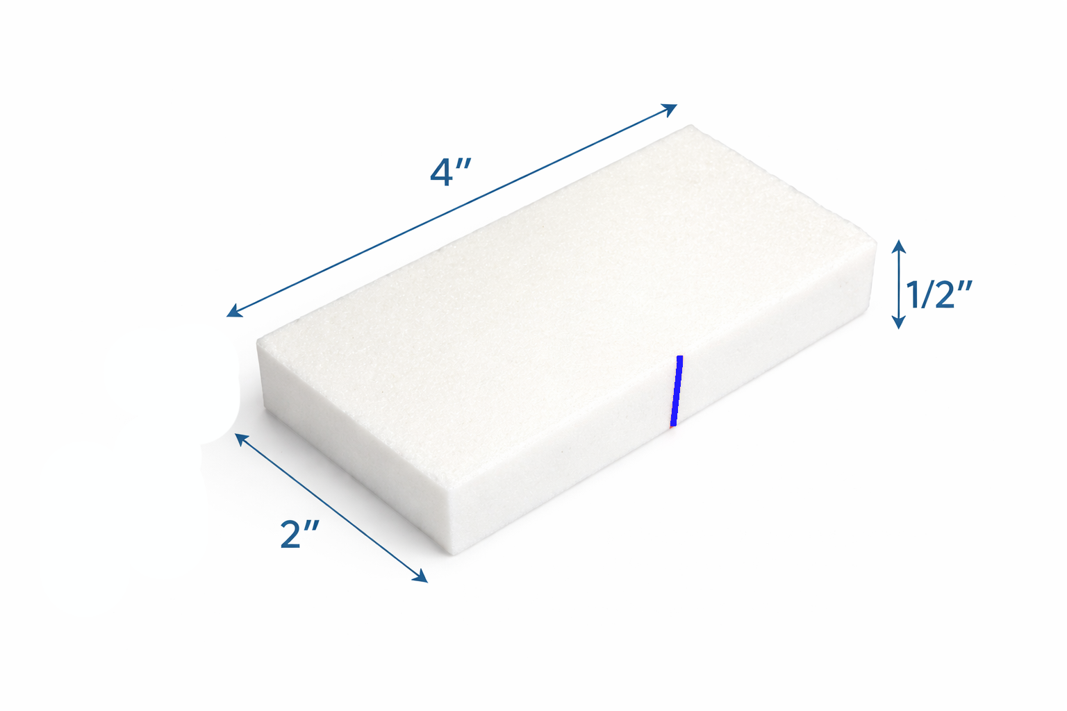 Fine Abrading Stone 4"x2"x1/2' 150grit (3 pack)