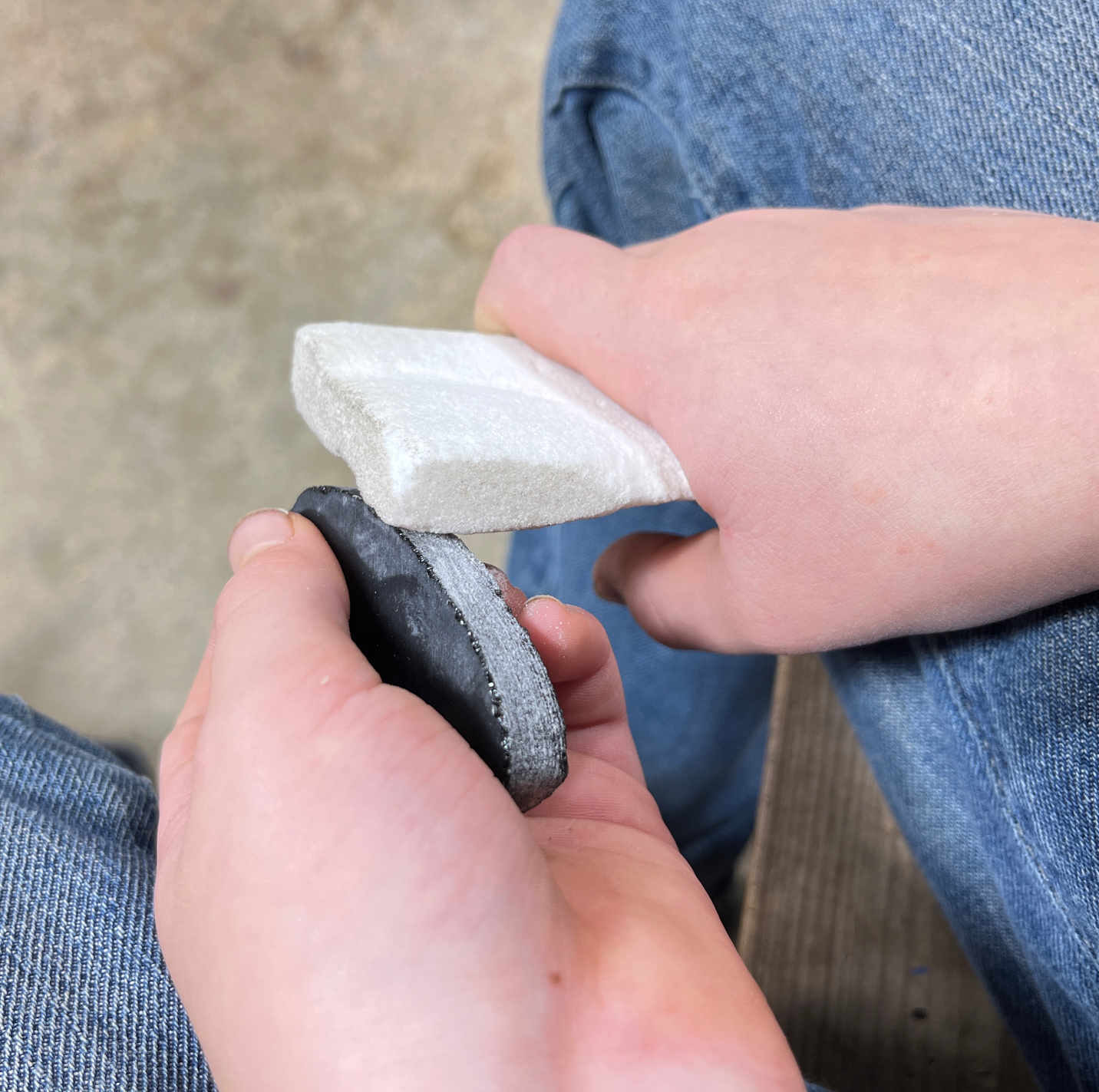 Archery knapping kit