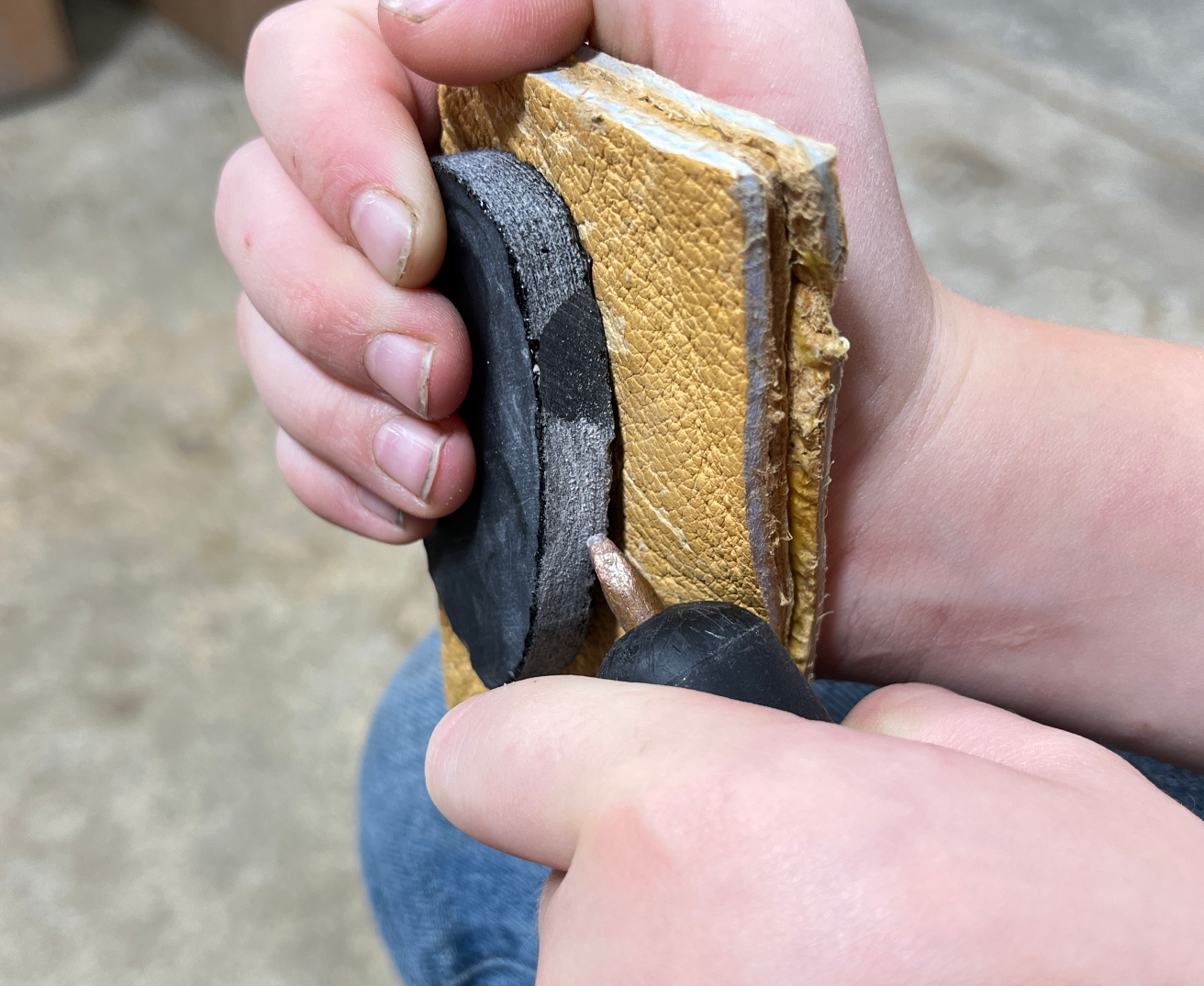 Archery knapping kit