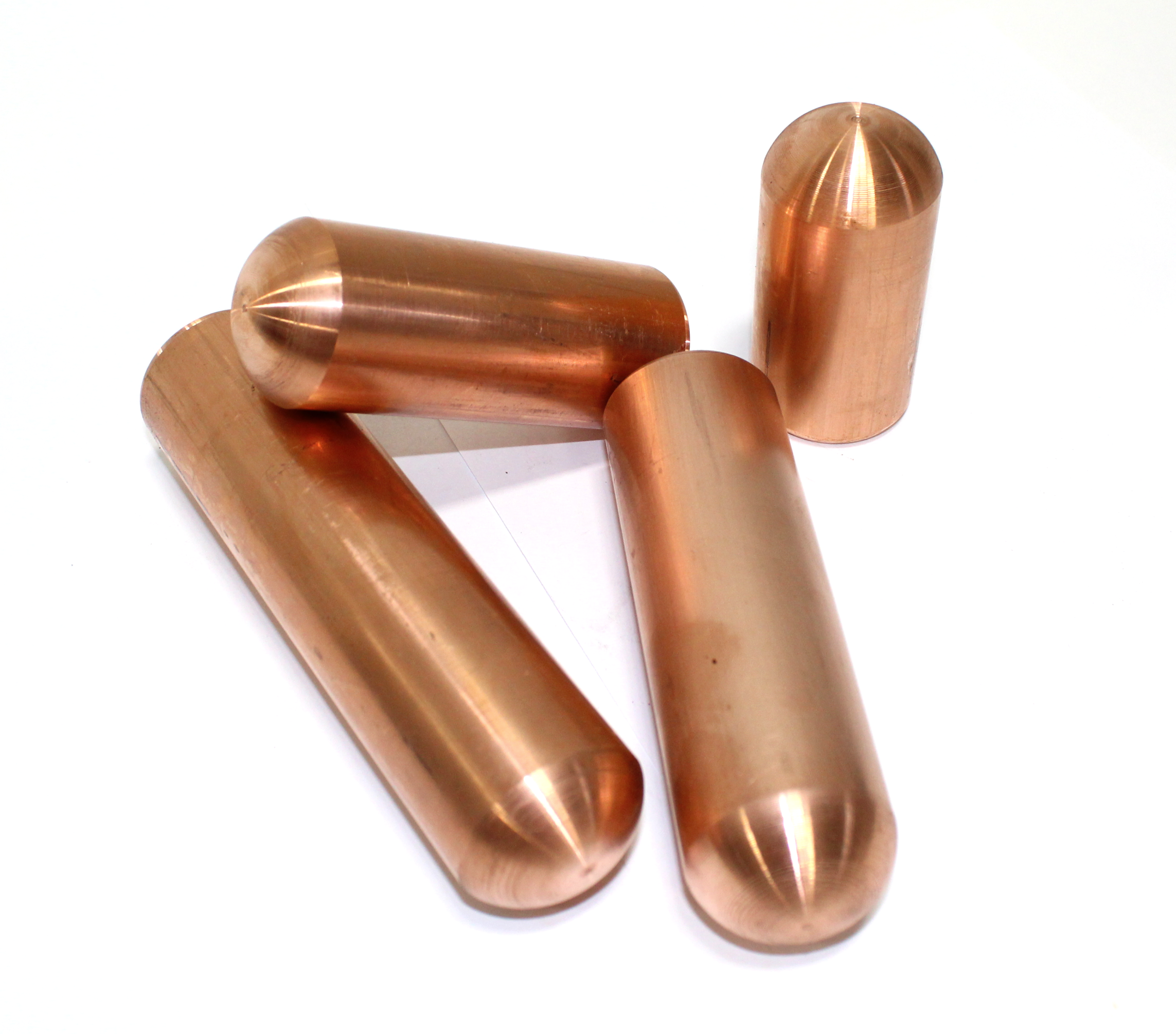 1 3/4" Solid Copper Billet