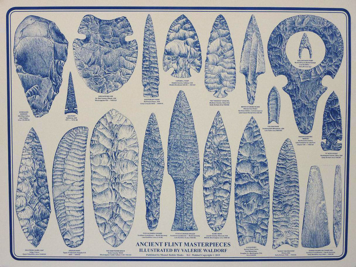 "Ancient Flint Masterpieces" by Val Waldorf
