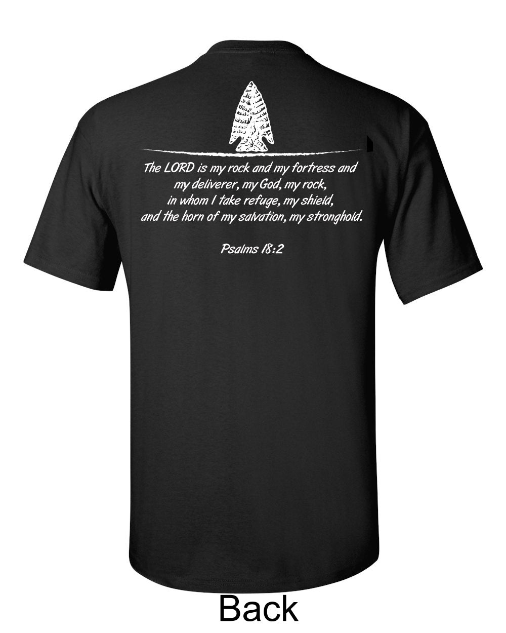 Short Sleeve T-Shirt (Psalms 18:2)