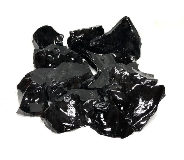 Black Obsidian Spalls (10lbs)