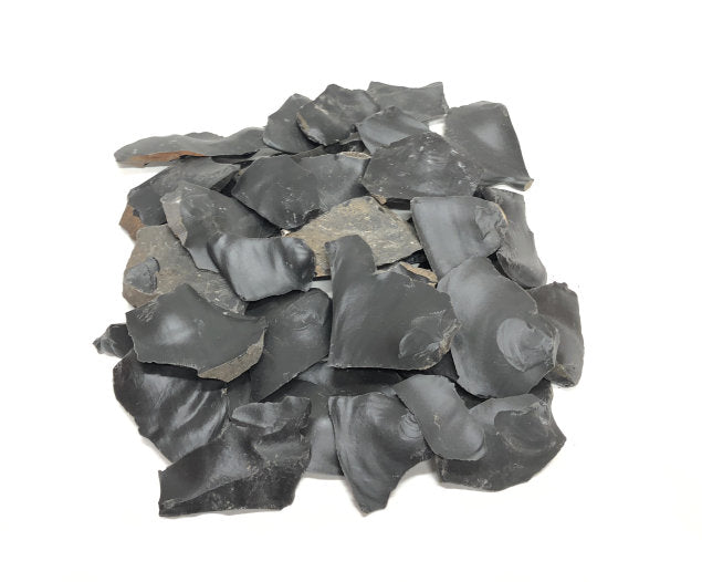 Dacite Obsidian  Flakes (10lbs)